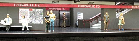 Chiaravalle F.S., la fermata del metrò